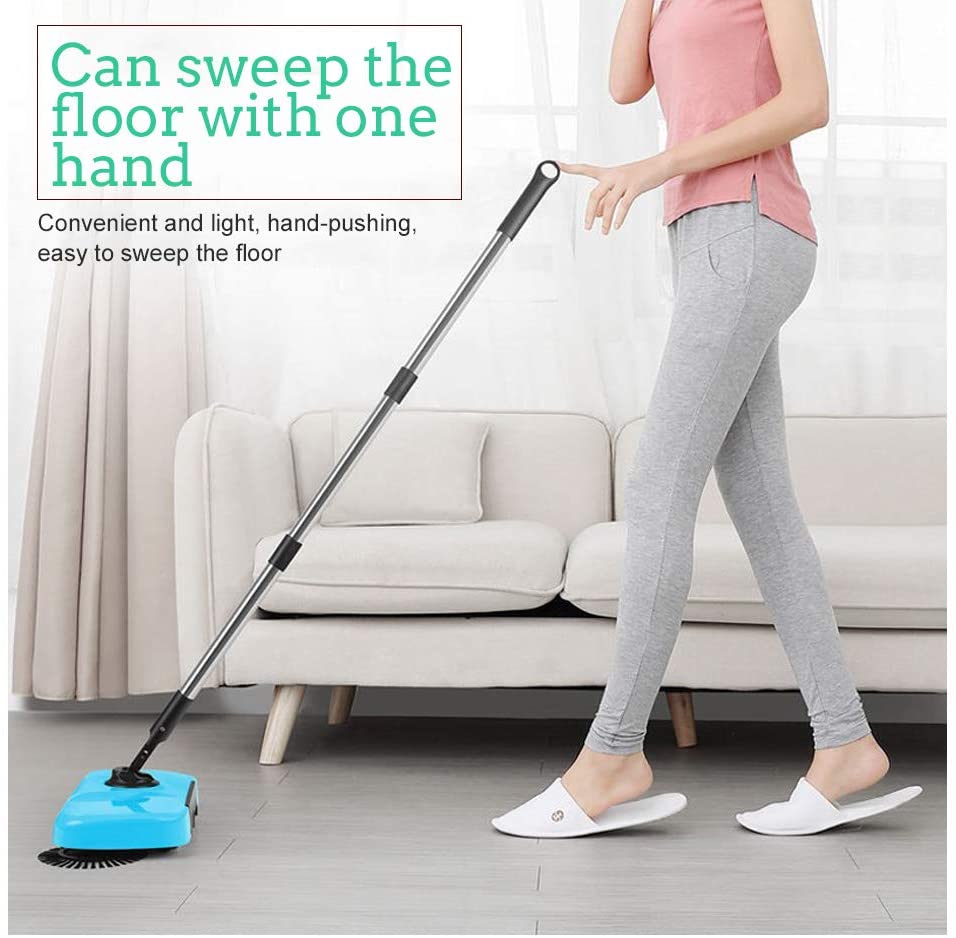 Magic Broom Household Cleaning Hand Push Automatic Sweeper Broom 3 In 1