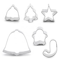 Wholesale High Quality Stainless Steel Cutter  Christmas Cookies Cutter Set