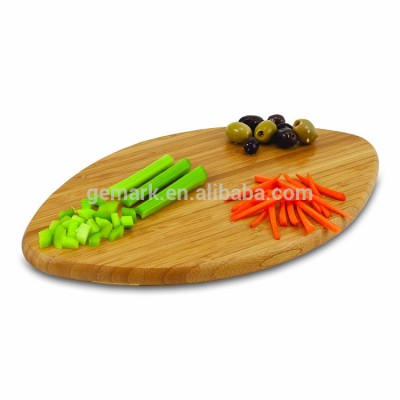 Bamboo Cutting Board Football Shape