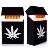 hight quality promotional dimensions cigarette case box slim custom silicone cigarette case box